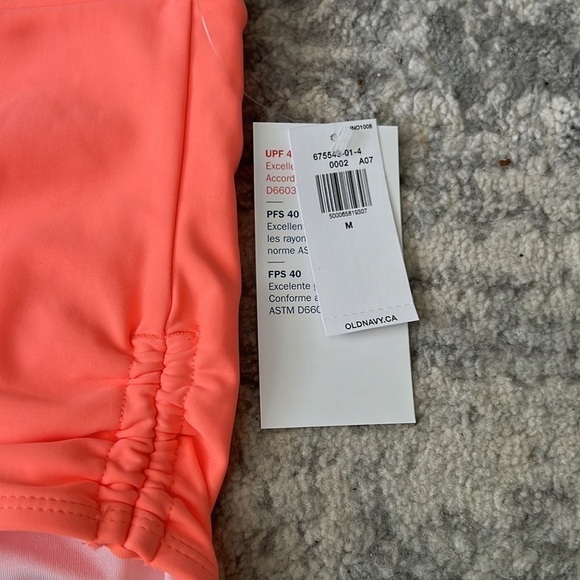 Old Navy Girls Ruched Side Swim Shorts M - Picture 2 of 6